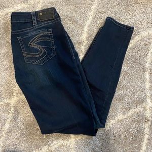 Silver Suki Jeans